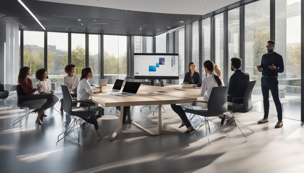 Zakelijke online presentatie